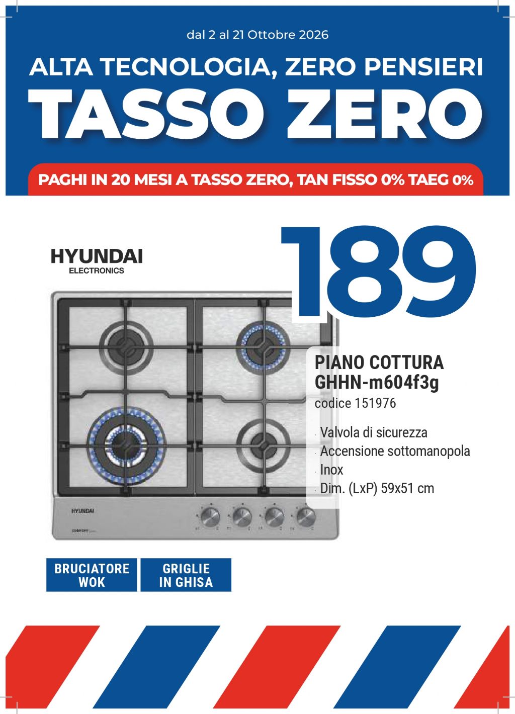 PIANO COTTURA HYUNDAI GHHN-M604F3G
